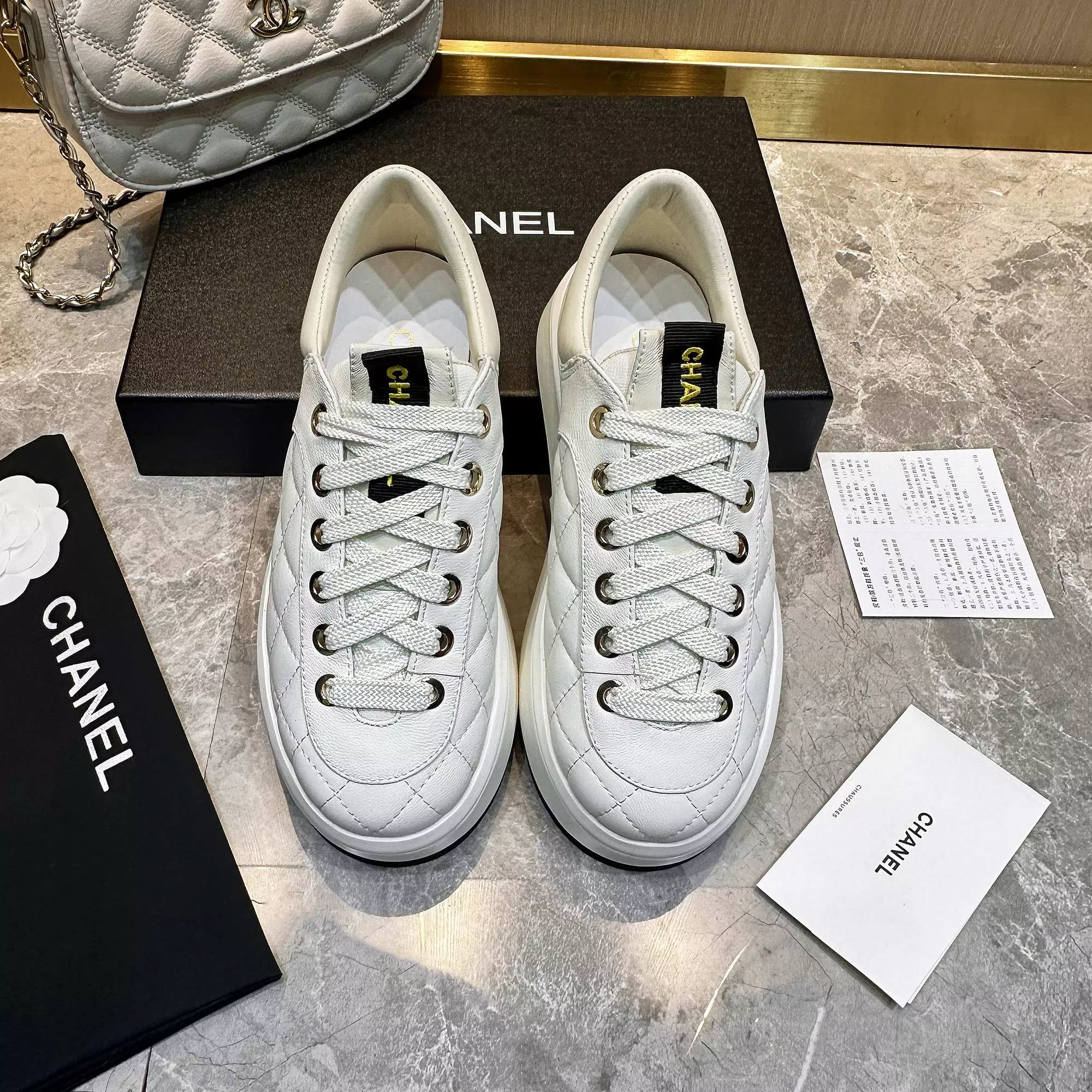 chanel decontractees chaussures pour femme s_12761534